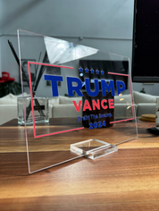 Drain The Swamp - Trump Plaque