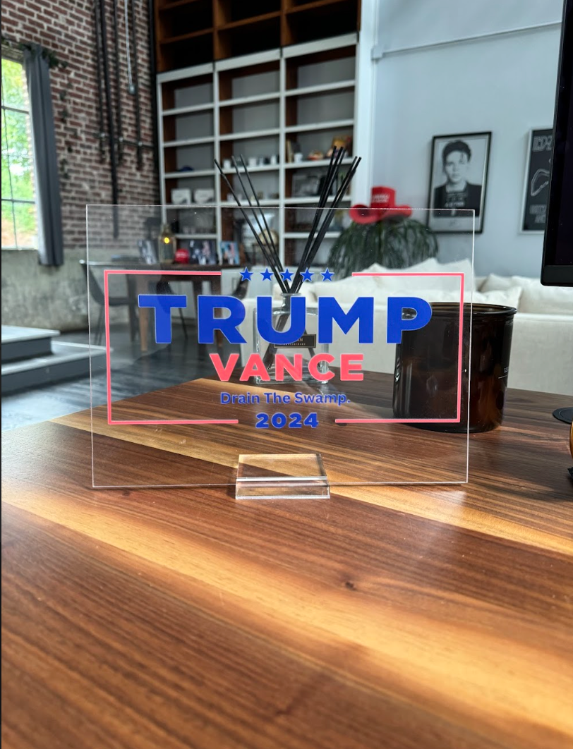 Drain The Swamp - Trump Plaque